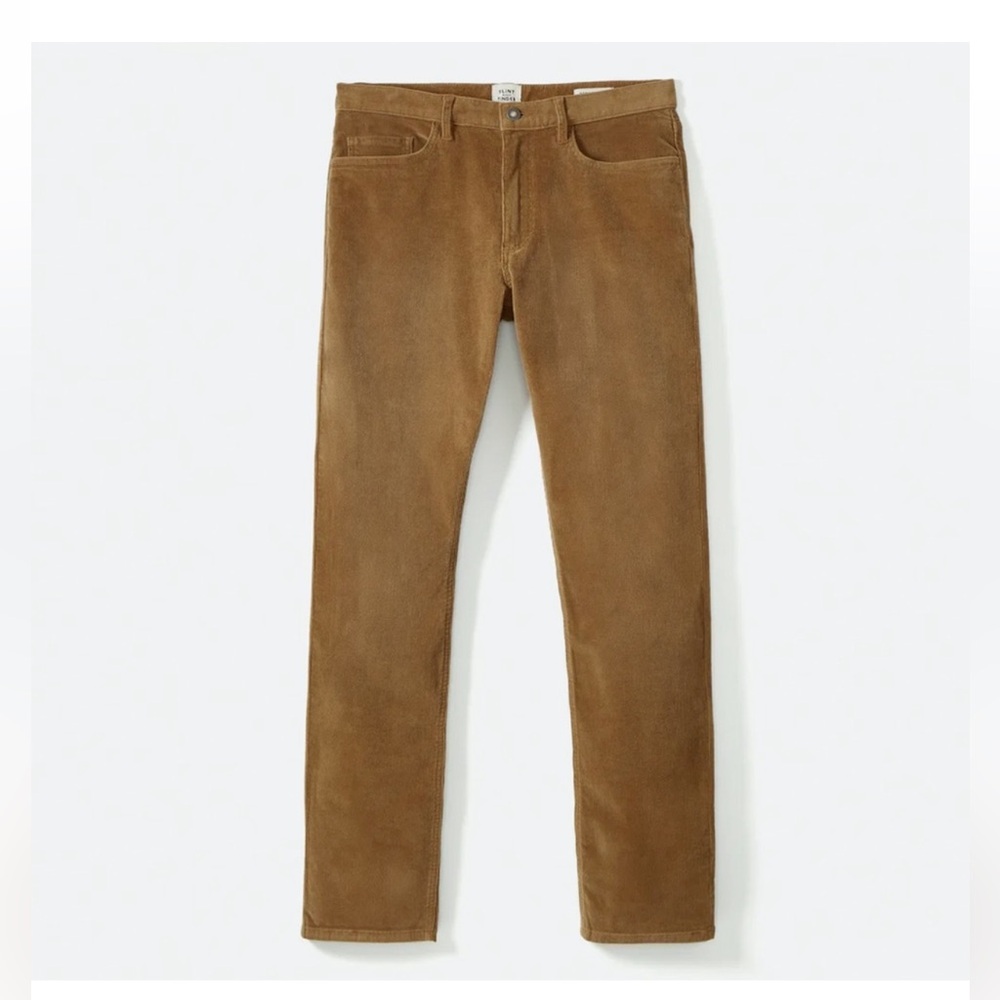 Huckberry Flint and Tinder Straight Fit Stretch Corduroy Pants 5 Pocket 28x30
